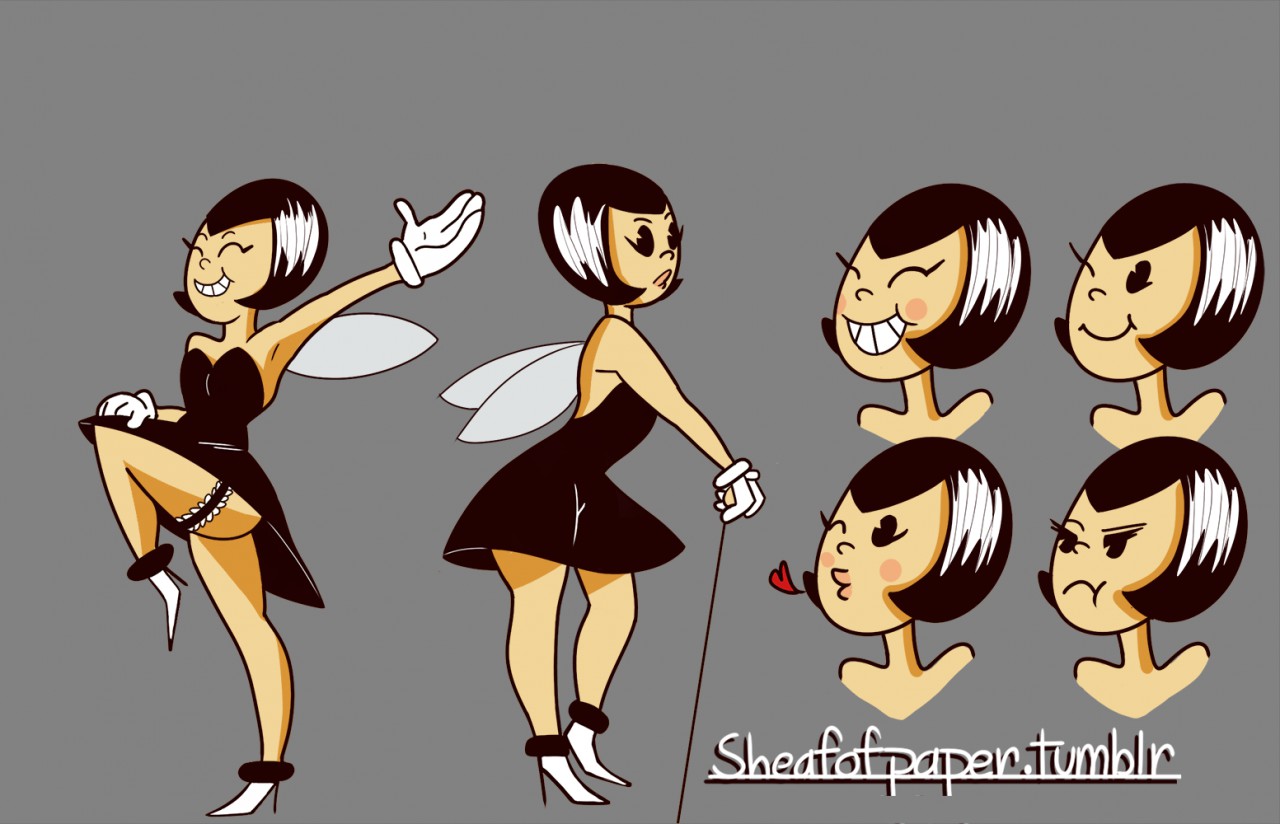 Cuphead fly girl